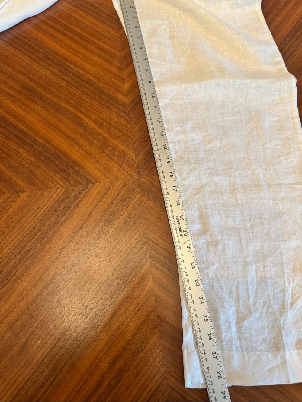 Marci Vago White Linen Resort Pants Size S - Picture 13 of 15